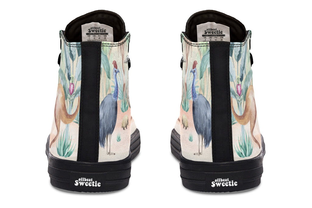 Land Down Under High Tops - Offbeat Sweetie