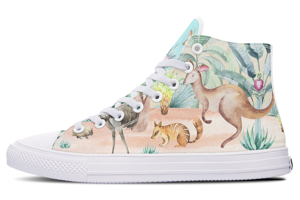 Land Down Under High Tops - Offbeat Sweetie
