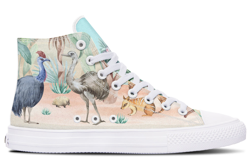 Land Down Under High Tops - Offbeat Sweetie