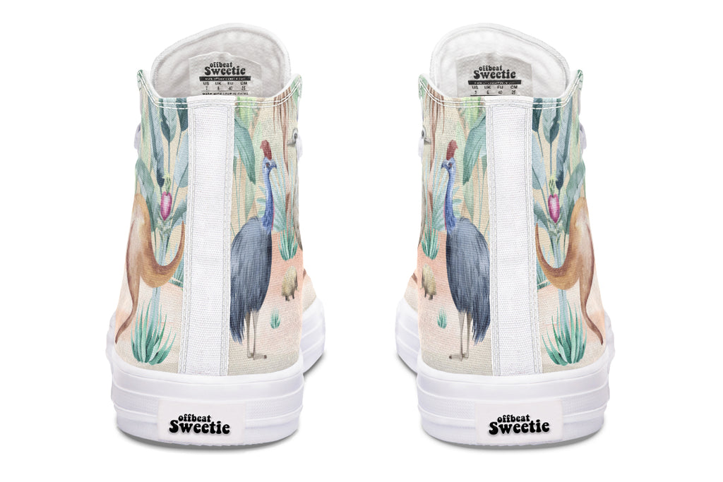 Land Down Under High Tops - Offbeat Sweetie