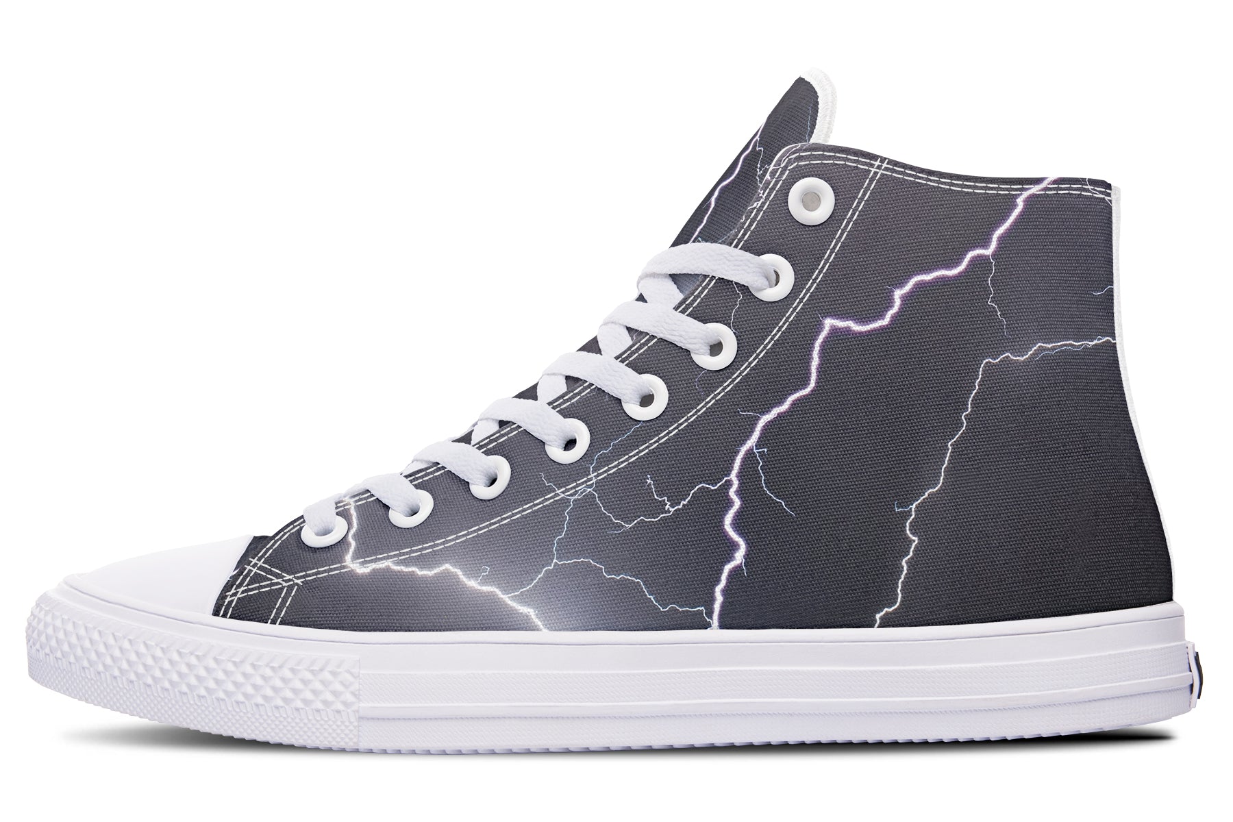 Lightning Crashes High Tops (Wide)
