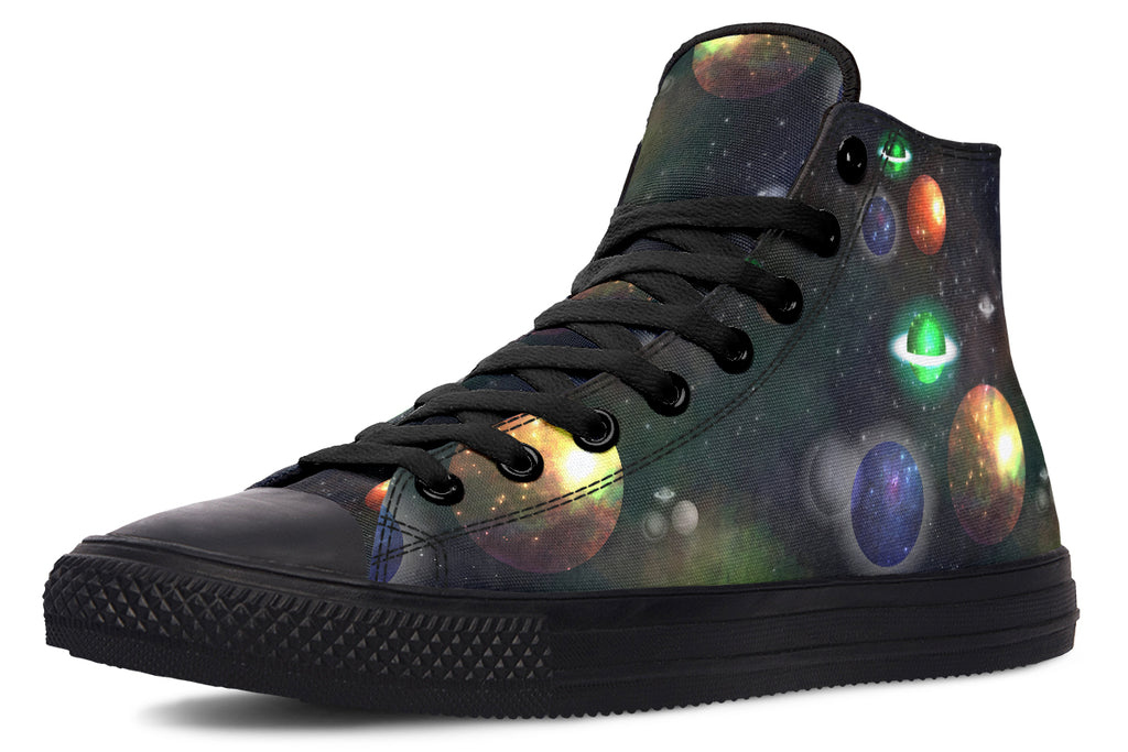 Lost In Space High Tops - Offbeat Sweetie