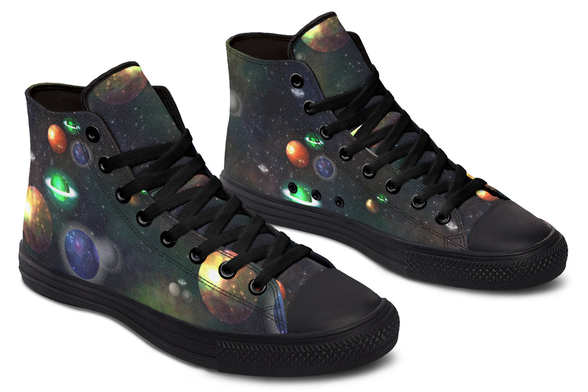 Lost In Space High Tops - Offbeat Sweetie