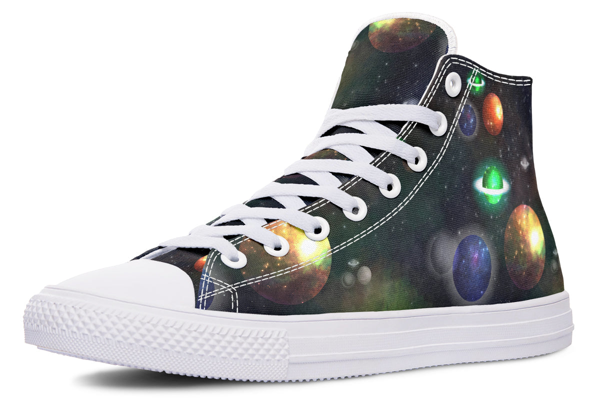 Lost In Space High Tops - Offbeat Sweetie
