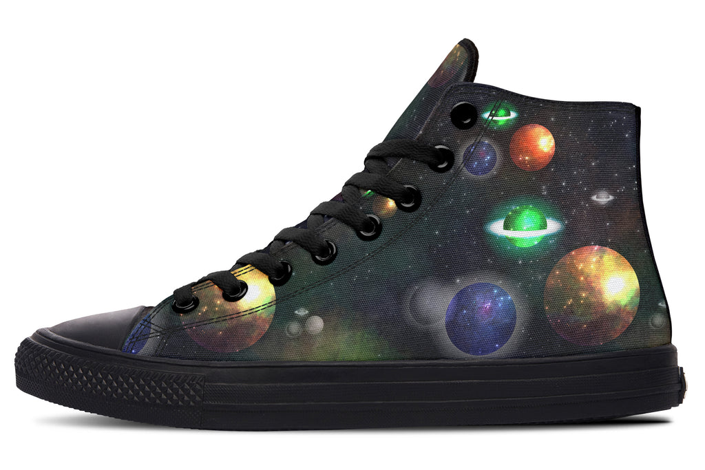 Lost In Space High Tops - Offbeat Sweetie