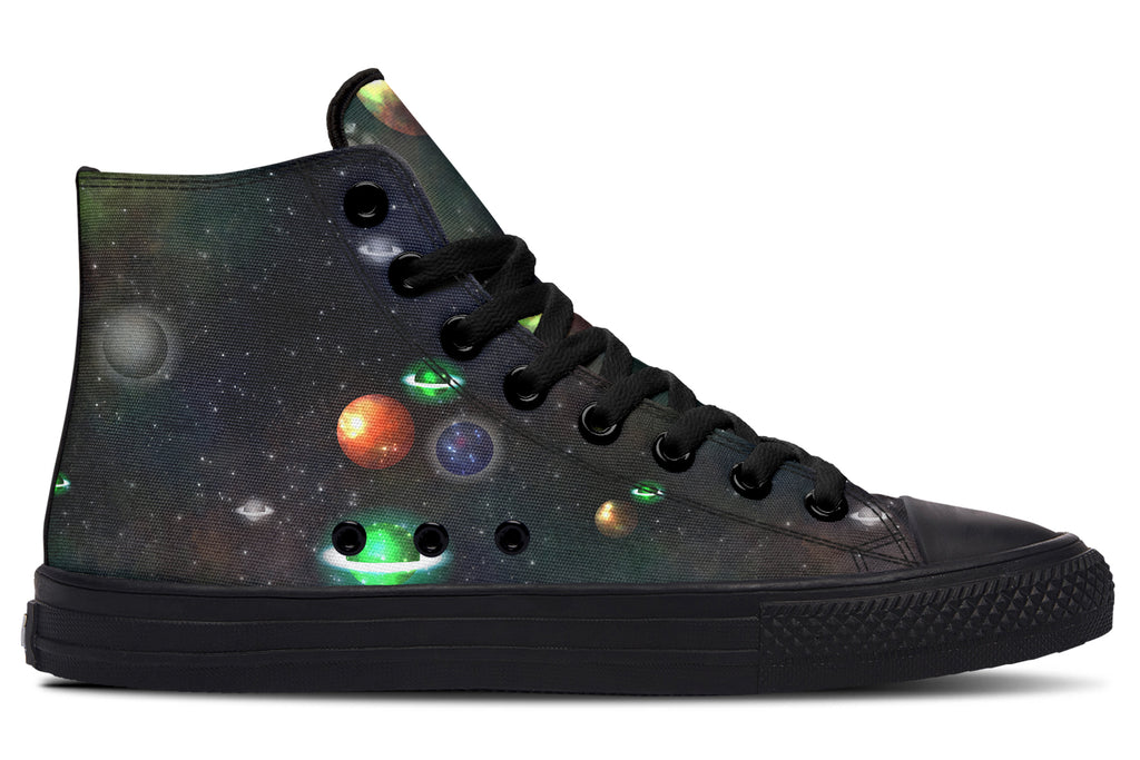 Lost In Space High Tops - Offbeat Sweetie