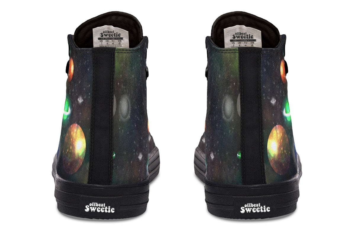 Lost In Space High Tops - Offbeat Sweetie