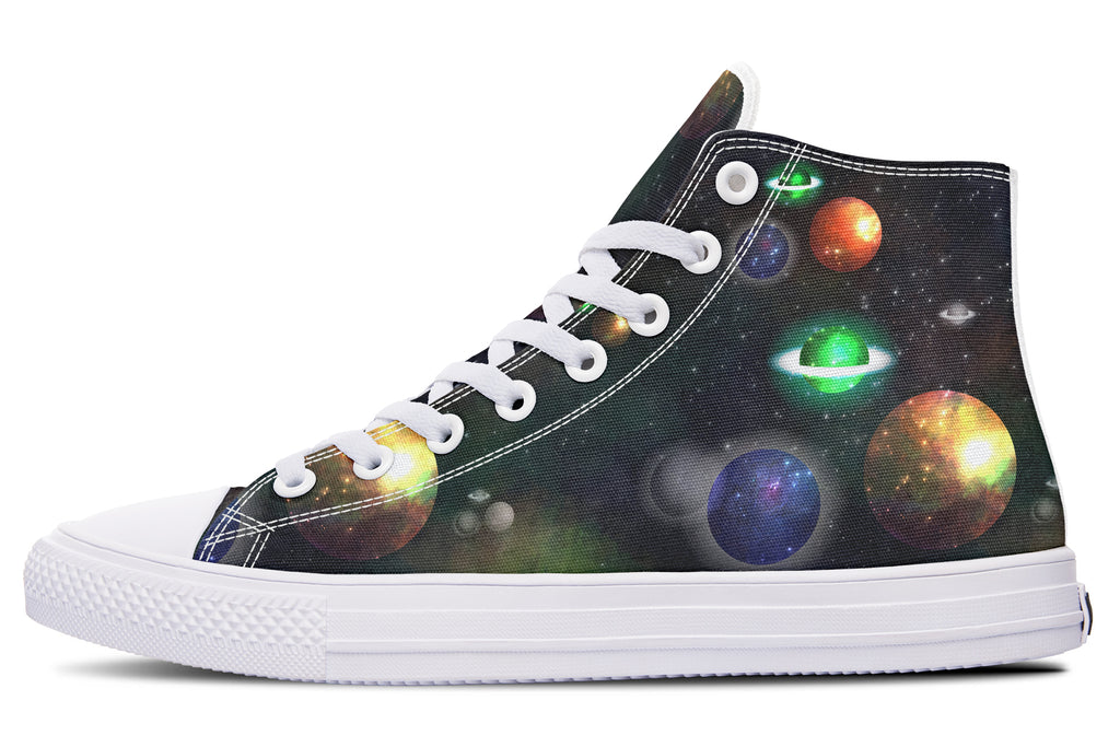 Lost In Space High Tops - Offbeat Sweetie