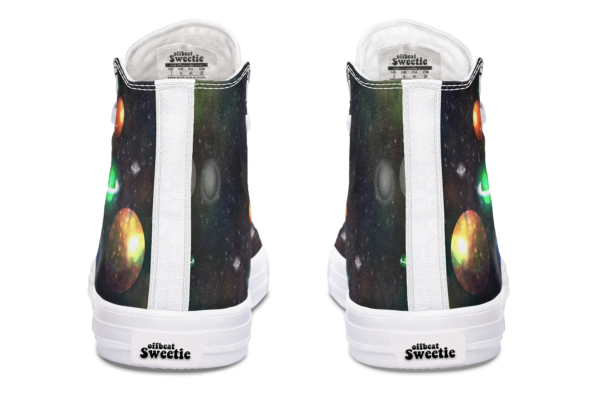 Lost In Space High Tops - Offbeat Sweetie