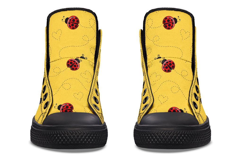 Lovely Ladybugs High Tops - Wide
