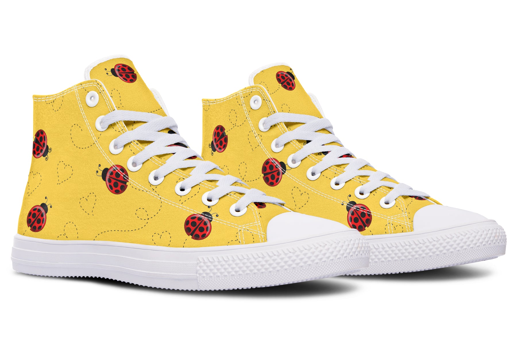 Lovely Ladybugs High Tops - Wide