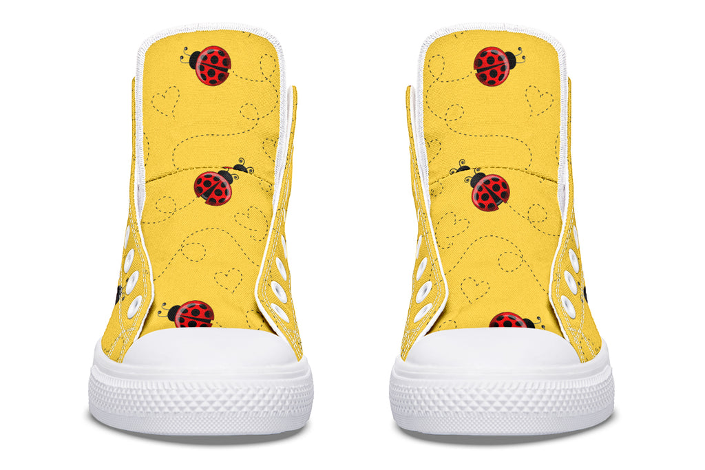 Lovely Ladybugs High Tops - Wide
