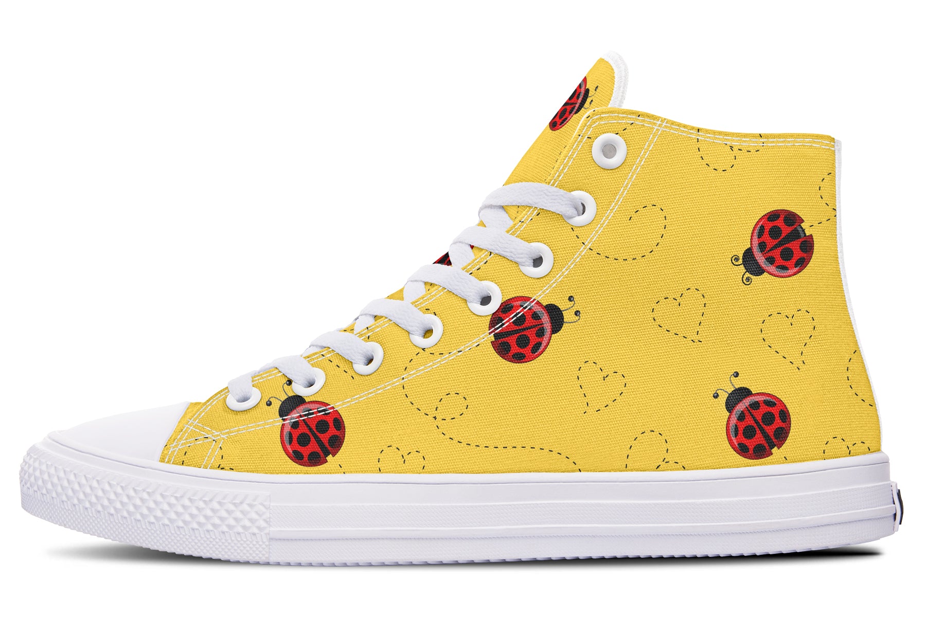 Lovely Ladybugs High Tops - Wide