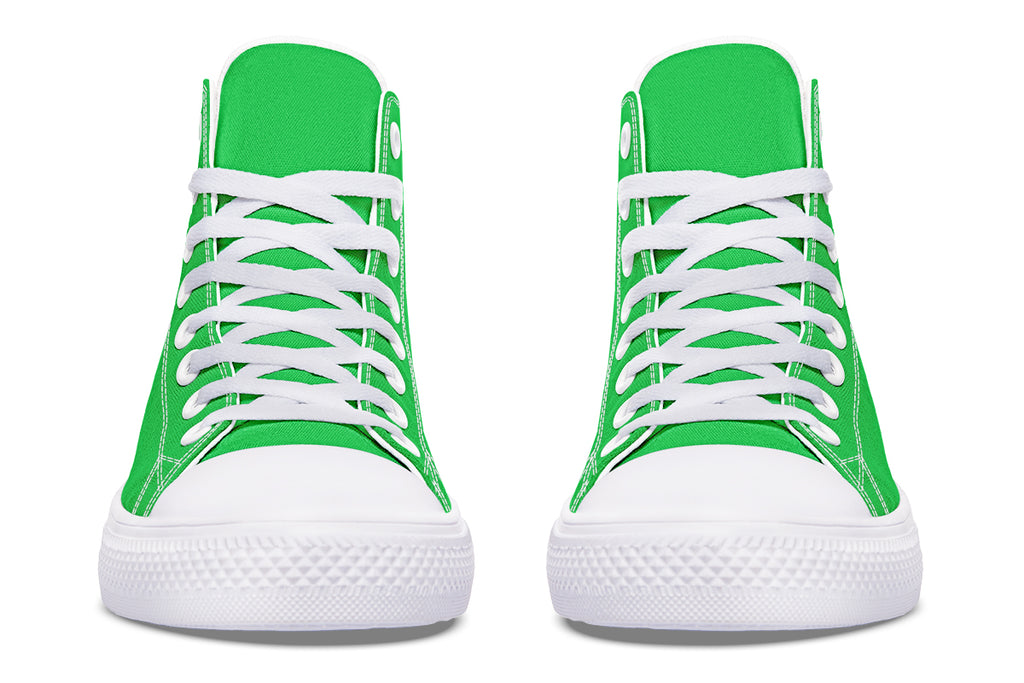 Lucky Green High Tops - Offbeat Sweetie