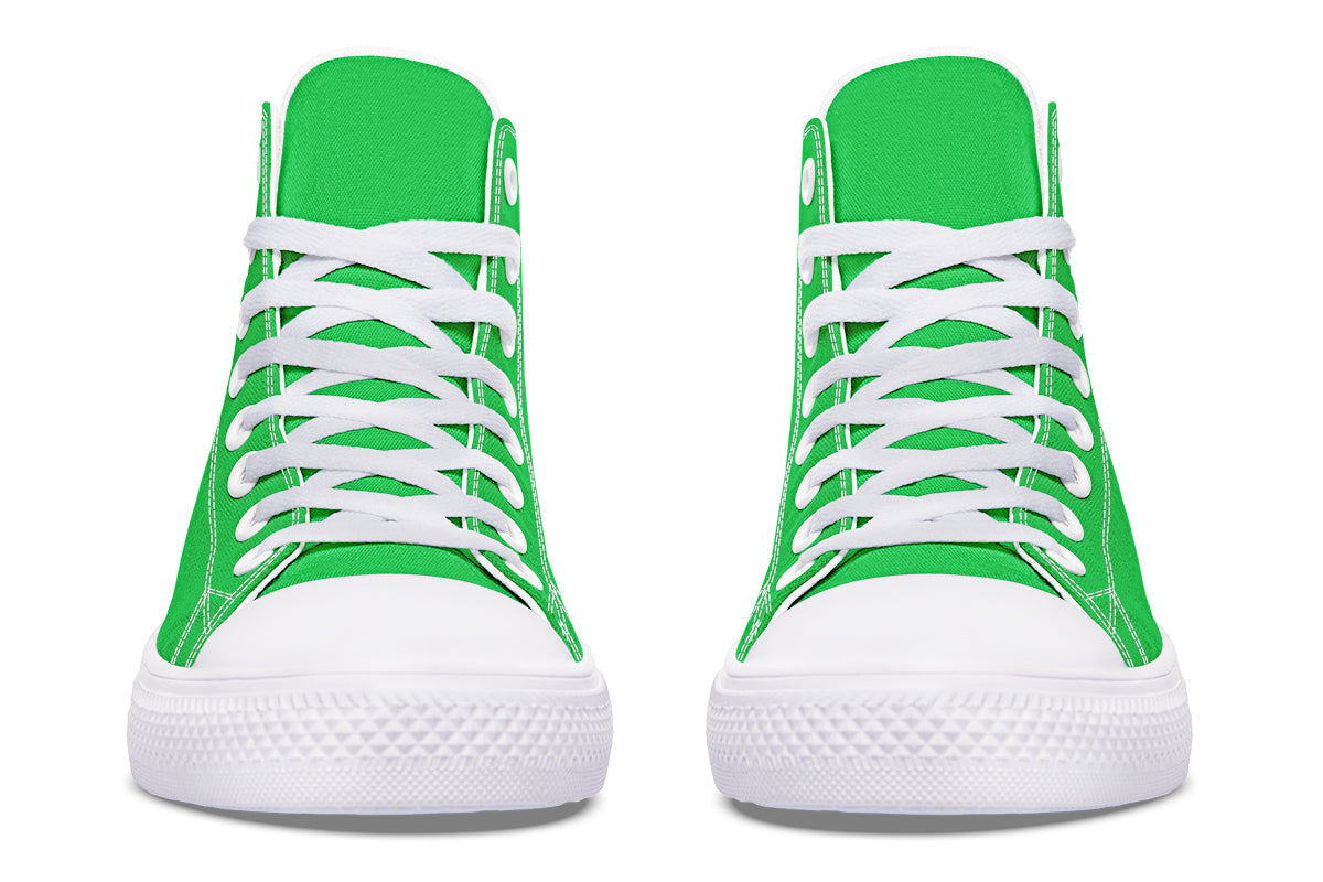 Lucky Green High Tops - Offbeat Sweetie