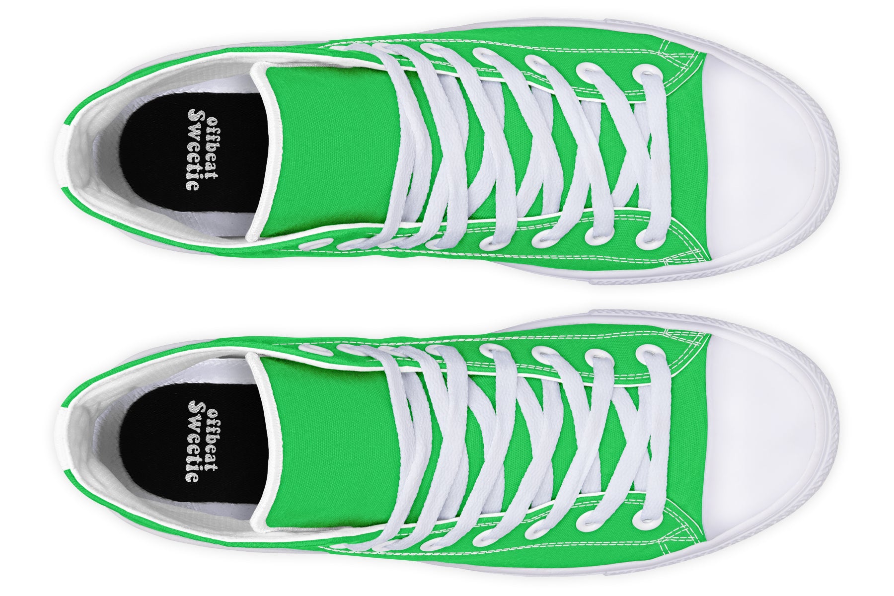 Lucky Green High Tops - Offbeat Sweetie