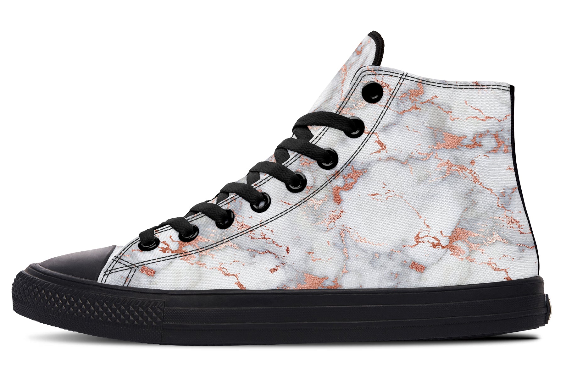 Marble Blush High Tops - Offbeat Sweetie