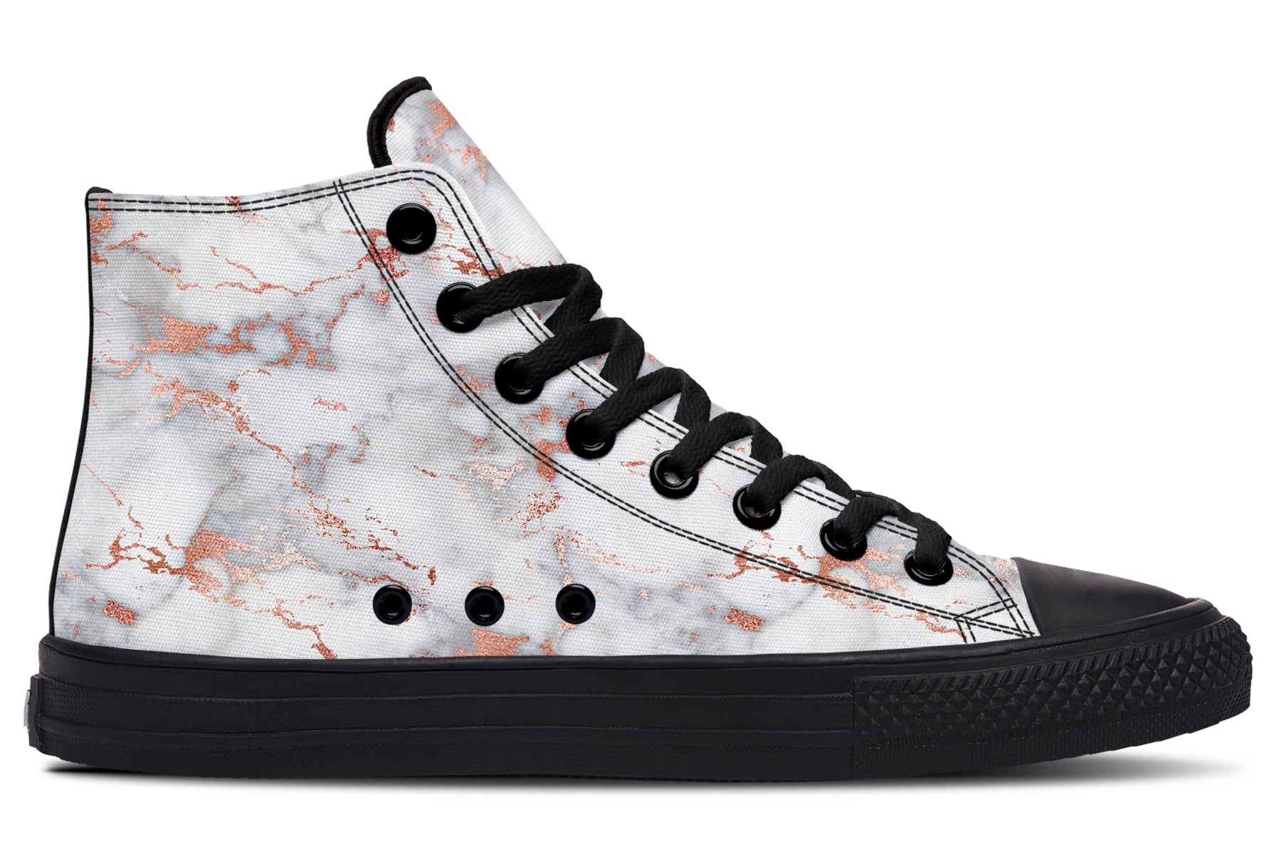 Marble Blush High Tops - Offbeat Sweetie