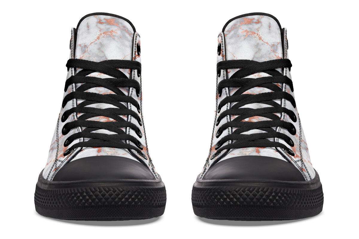Marble Blush High Tops (Wide)