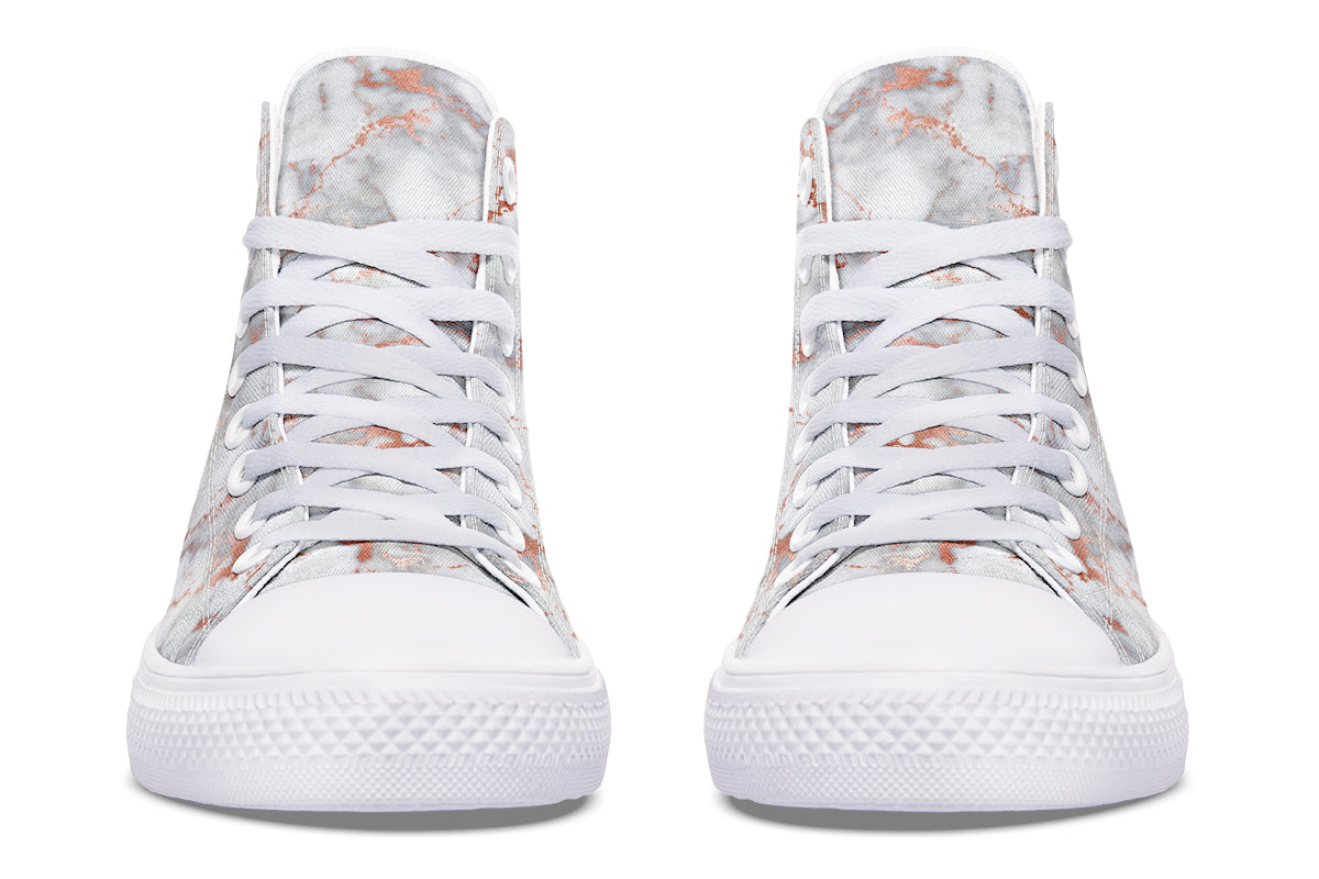 Marble Blush High Tops (Wide)