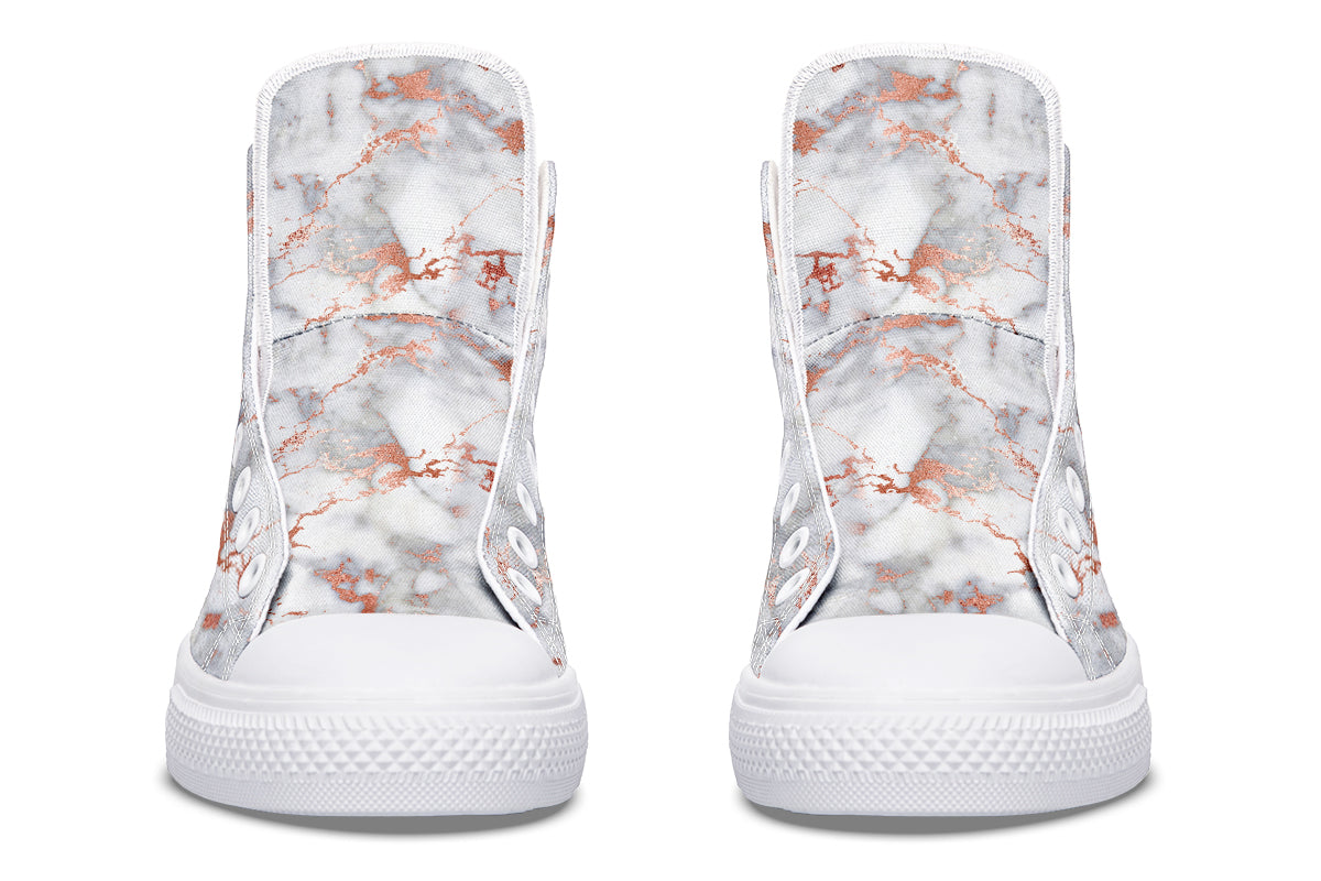 Marble Blush High Tops (Wide)