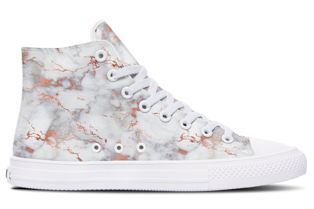 Marble Blush High Tops (Wide)