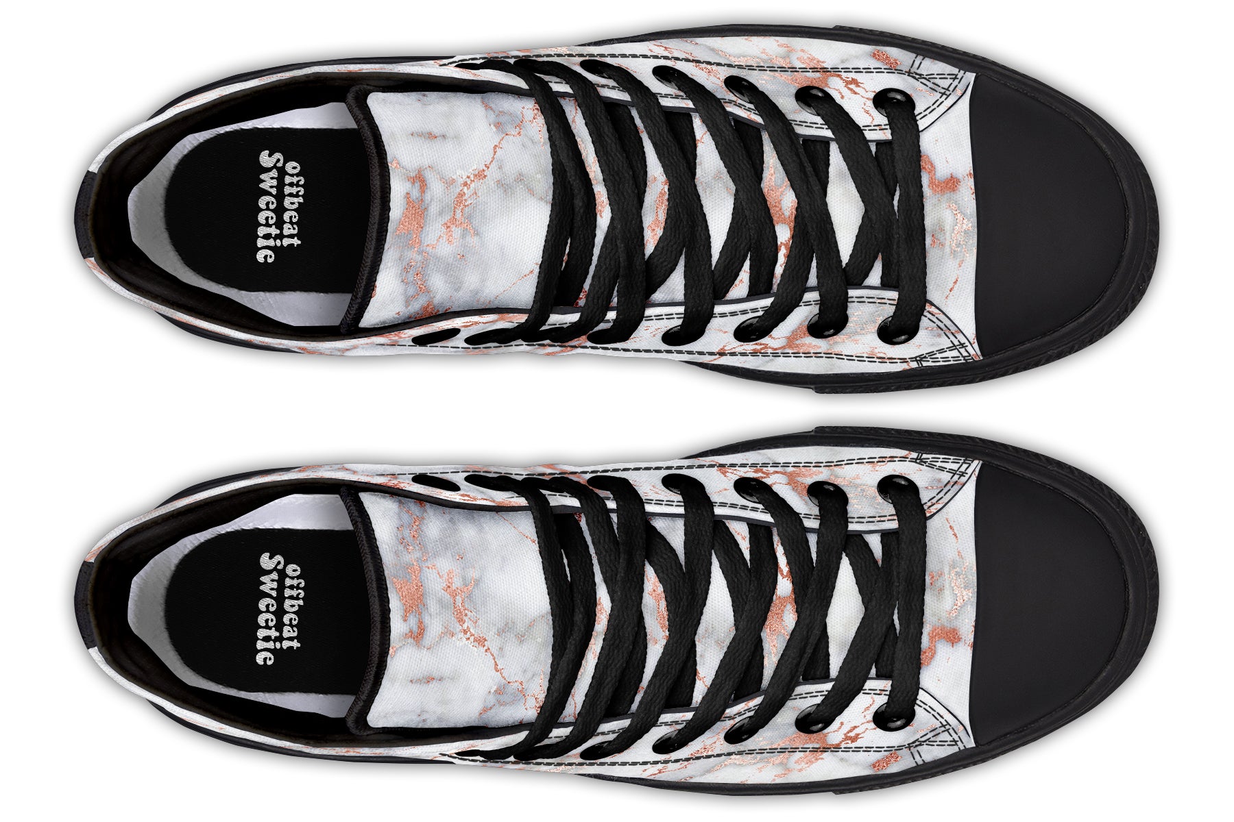 Marble Blush High Tops (Wide)