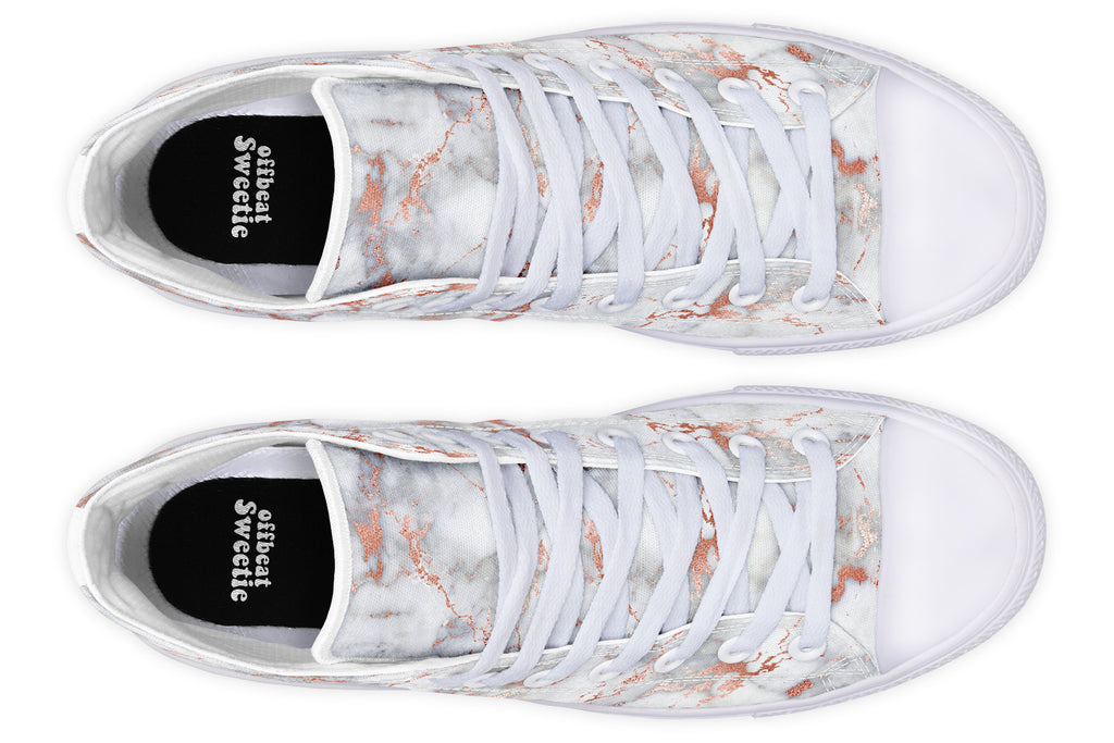 Marble Blush High Tops (Wide)