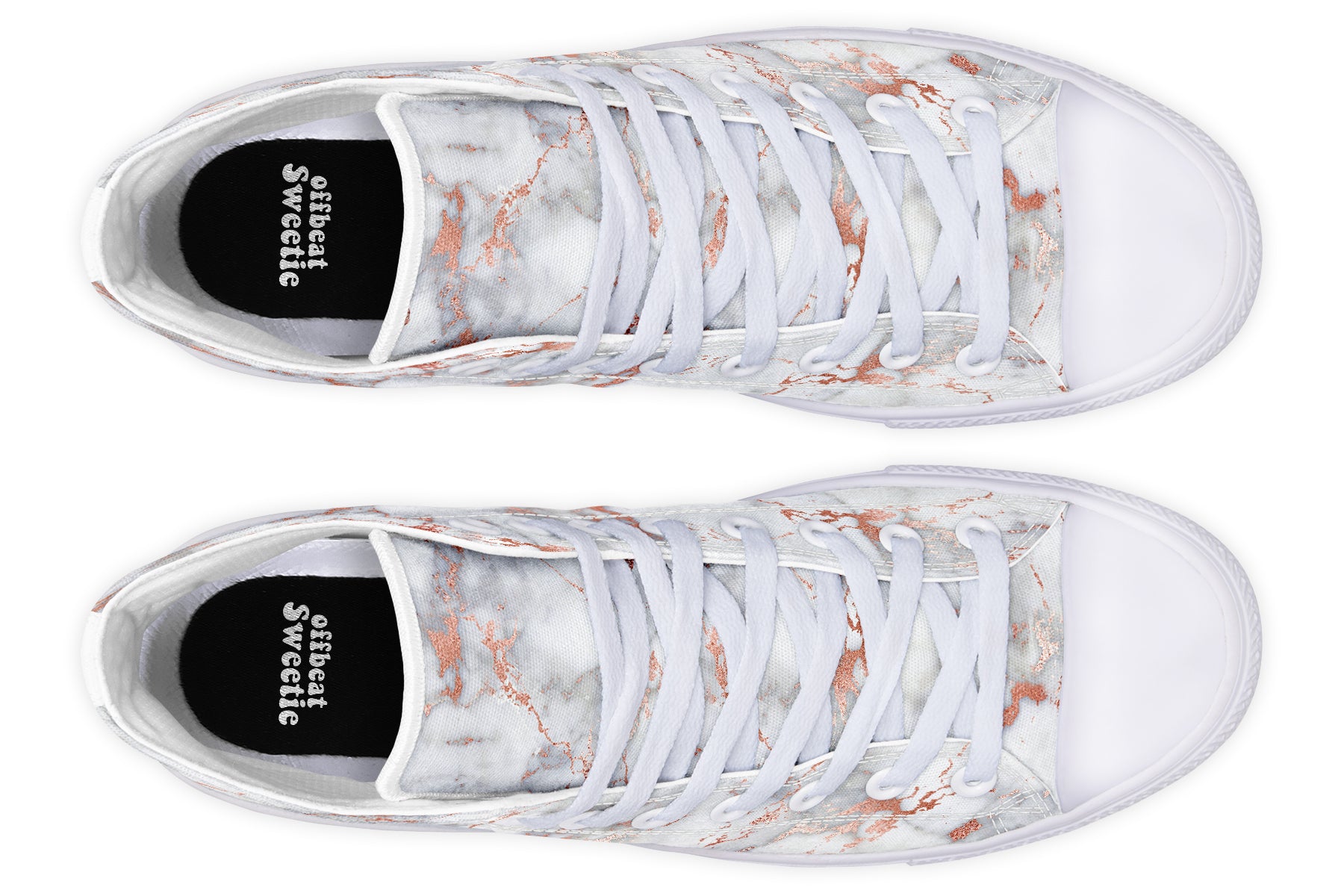 Marble Blush High Tops (Wide)