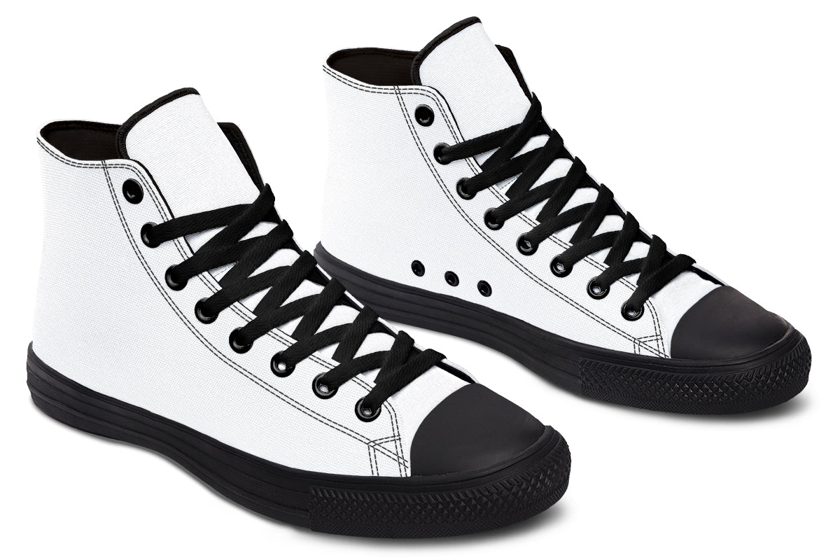 Marshmallow White High Tops (Wide)