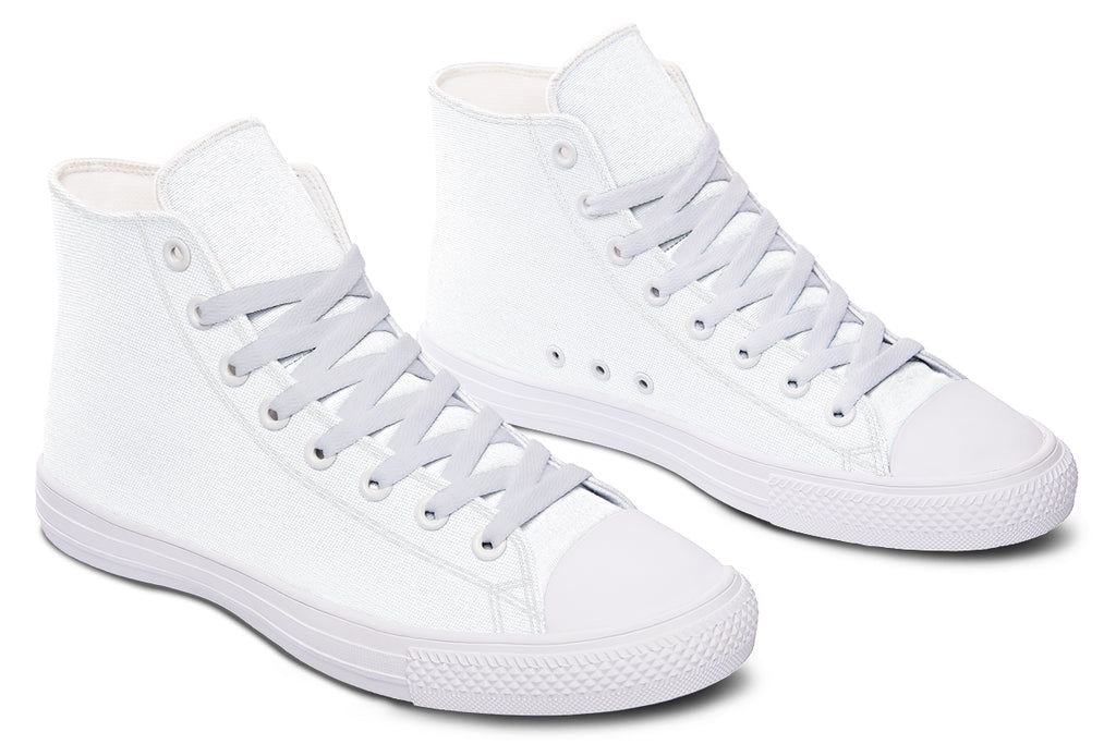 Marshmallow White High Tops (Wide)