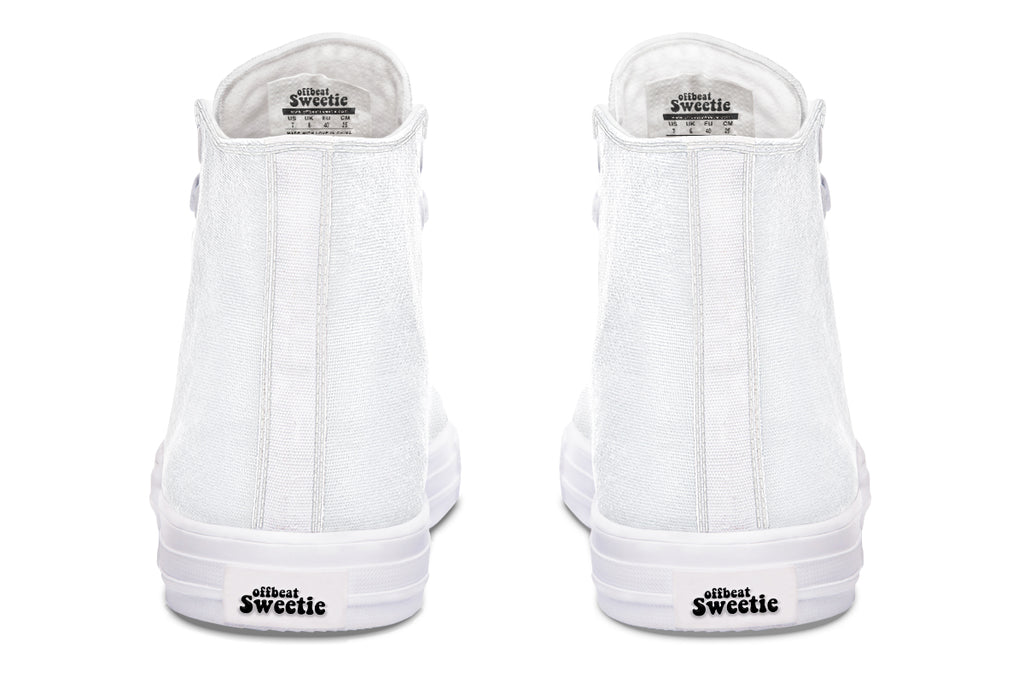 Marshmallow White High Tops (Wide)