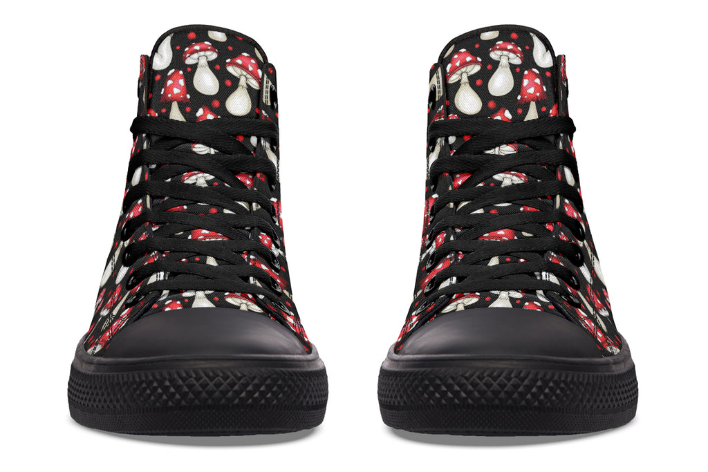 Mushrooms High Tops - Offbeat Sweetie