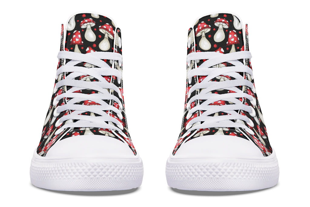 Mushrooms High Tops - Offbeat Sweetie