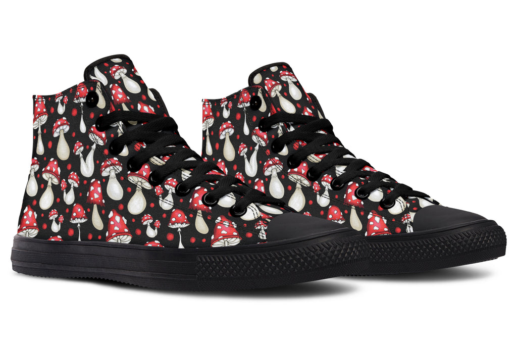 Mushrooms High Tops (Wide)