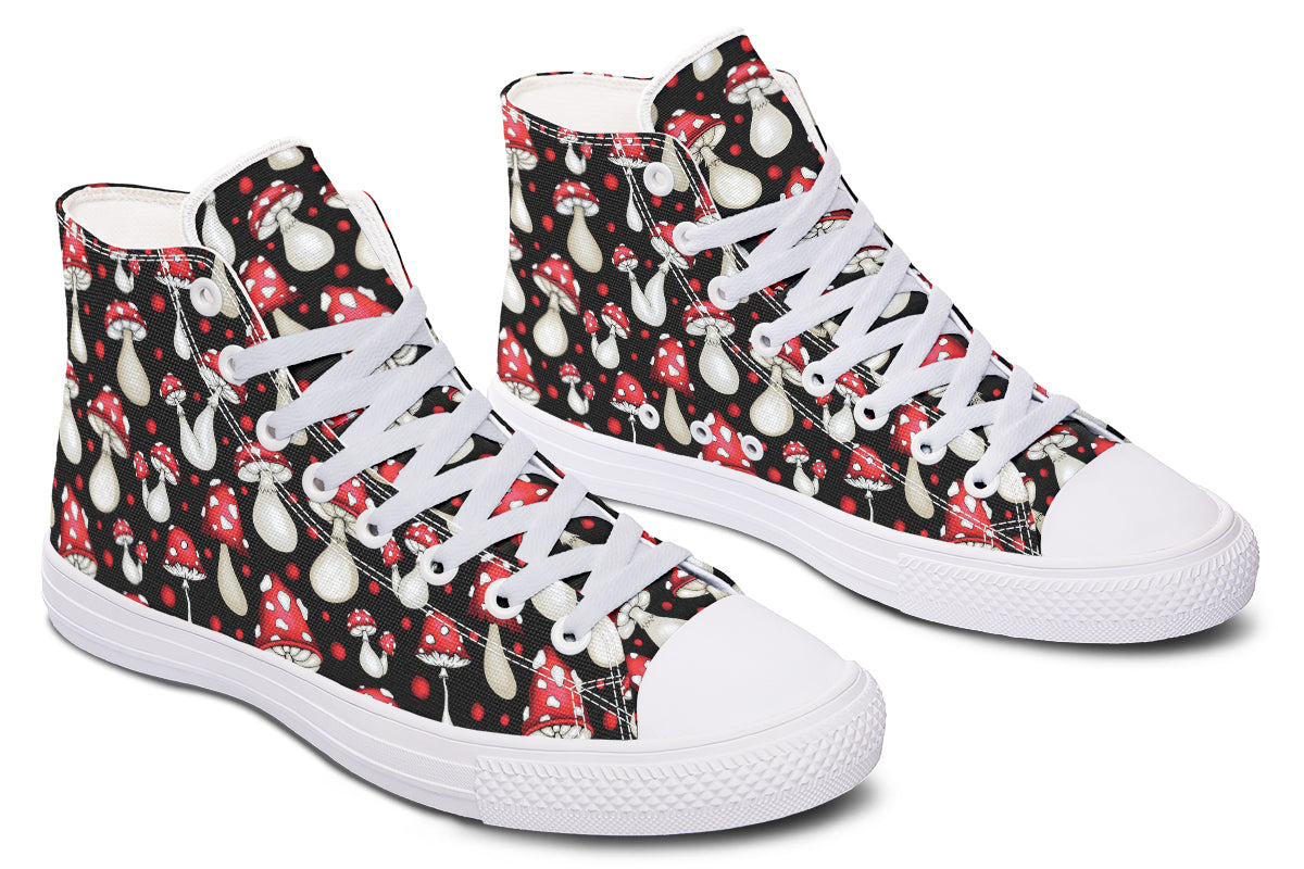 Mushrooms High Tops (Wide)