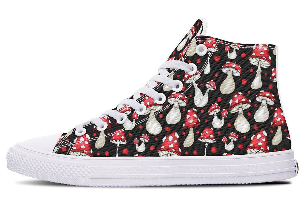 Mushrooms High Tops (Wide)