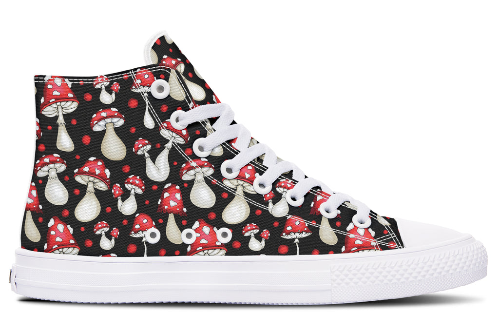 Mushrooms High Tops (Wide)