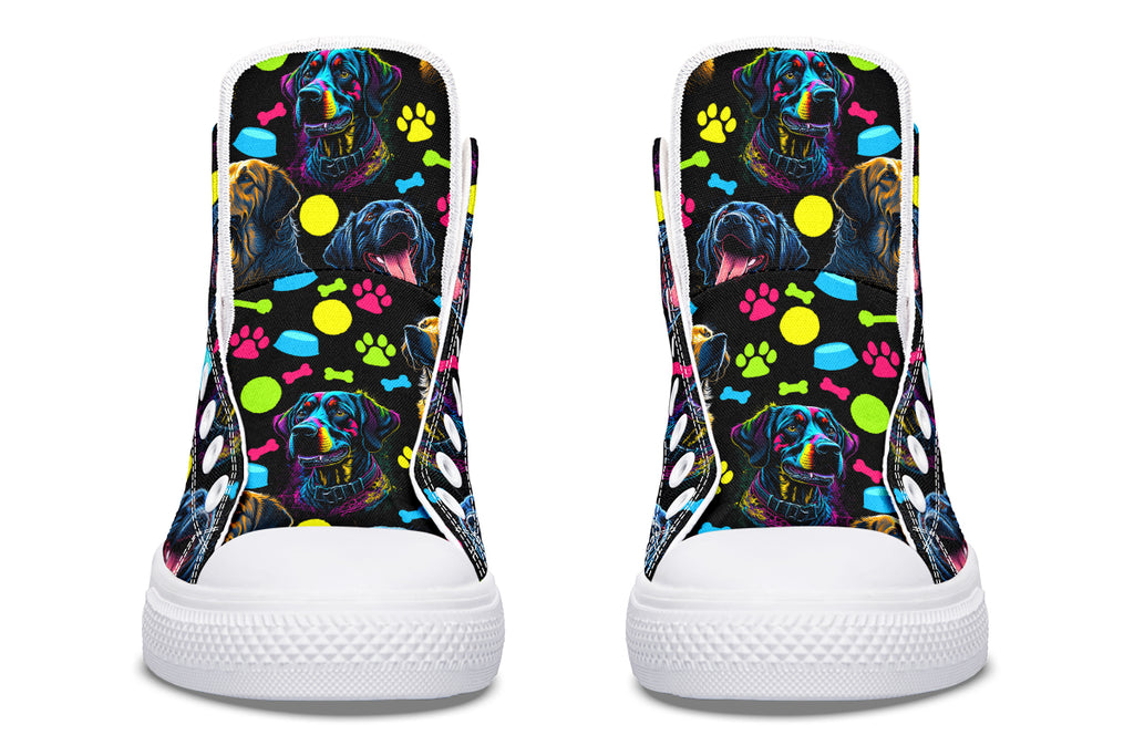 Neon Dogs High Tops (Wide)