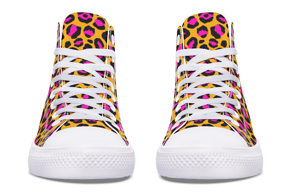 Neon Safari High Tops