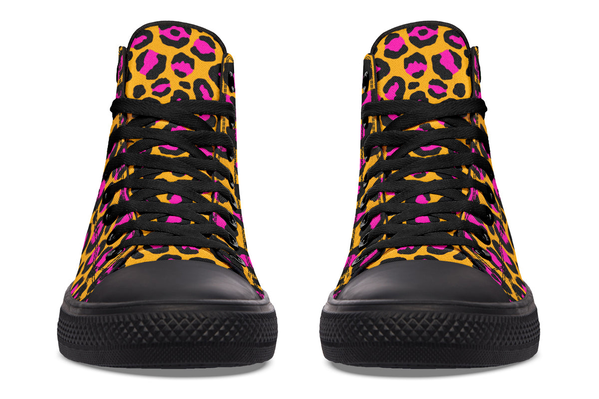 Neon Safari High Tops (Wide)