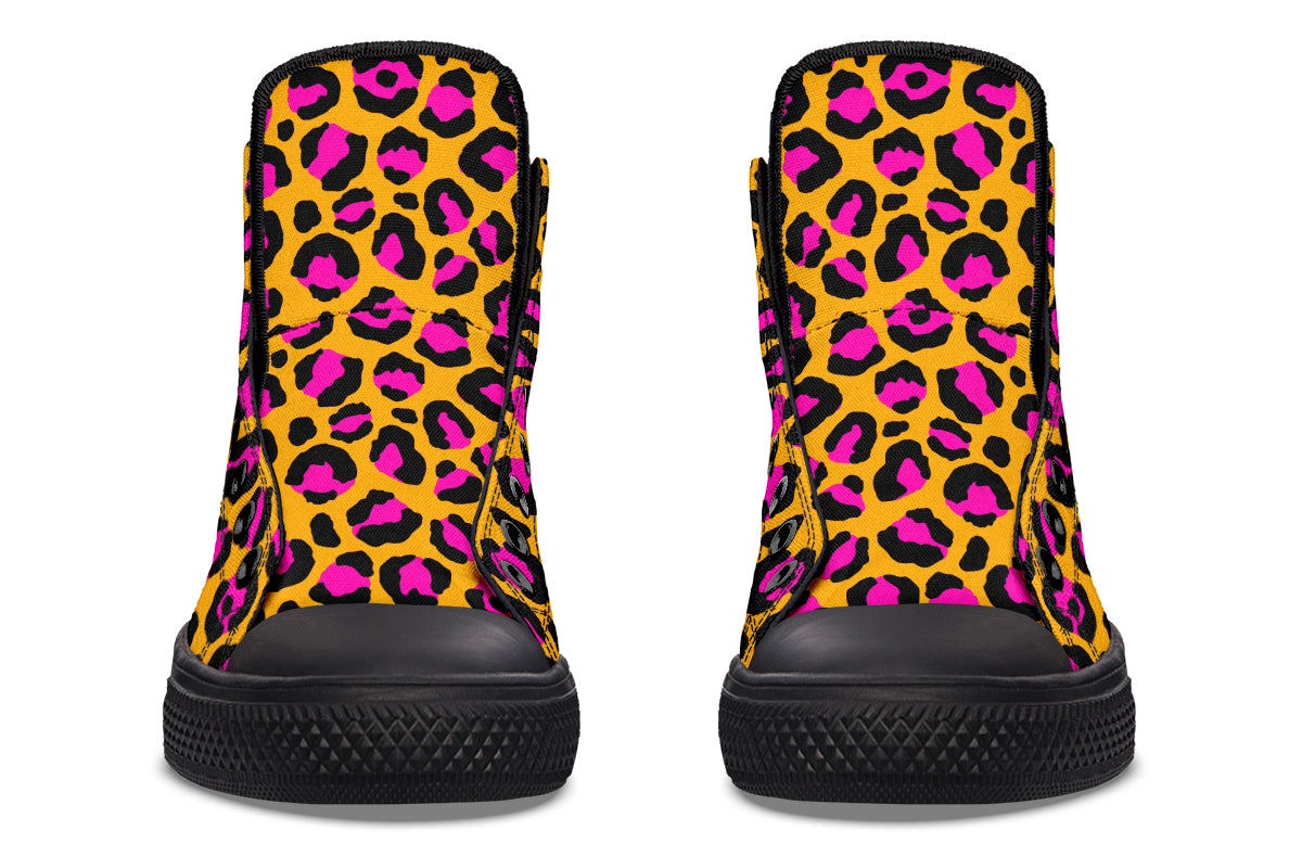 Neon Safari High Tops (Wide)