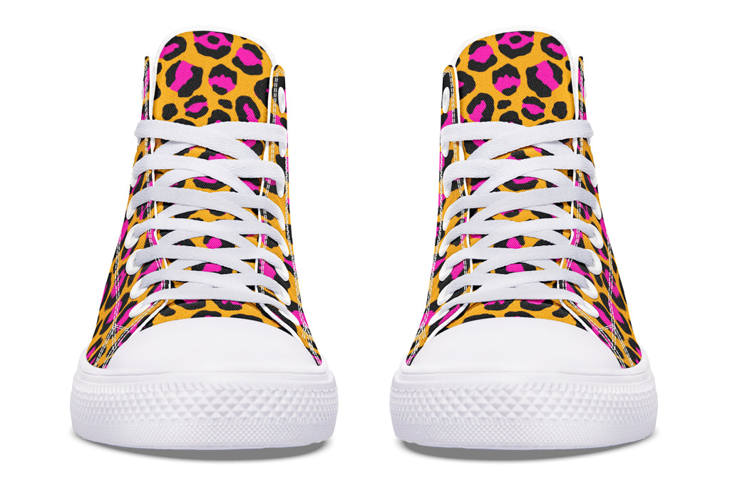 Neon Safari High Tops (Wide)