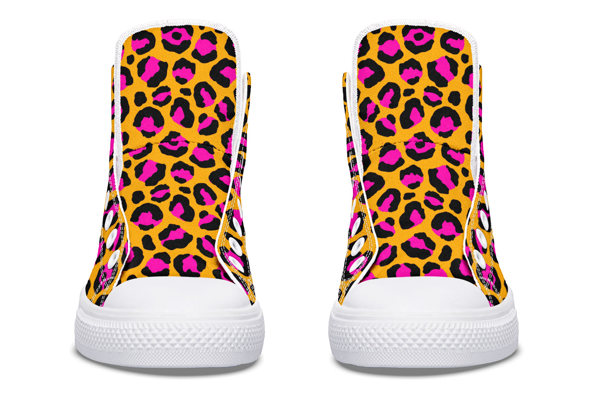 Neon Safari High Tops (Wide)