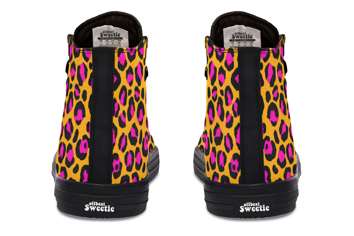 Neon Safari High Tops (Wide)