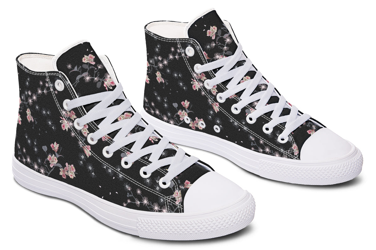 Night Garden High Tops - Offbeat Sweetie