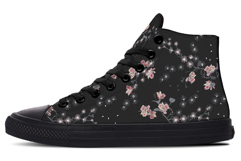 Night Garden High Tops - Offbeat Sweetie