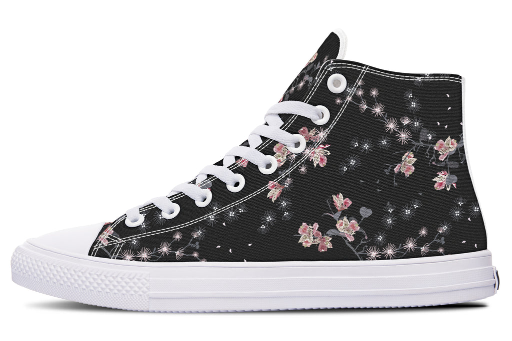 Night Garden High Tops - Offbeat Sweetie