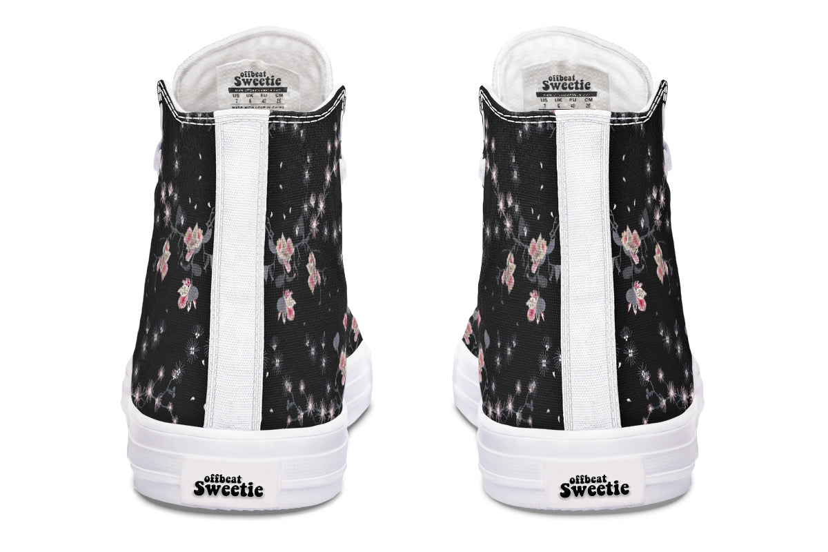 Night Garden High Tops - Offbeat Sweetie