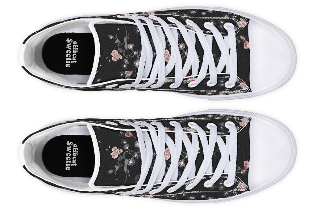 Night Garden High Tops - Offbeat Sweetie